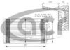 PEUGE 6444B2 Evaporator, air conditioning